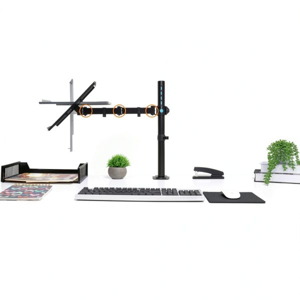 Mount-It Laptop Desk Mount Black Metal-6