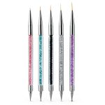 AIBEE Double Ended Nail Brush Set Premium Design-0