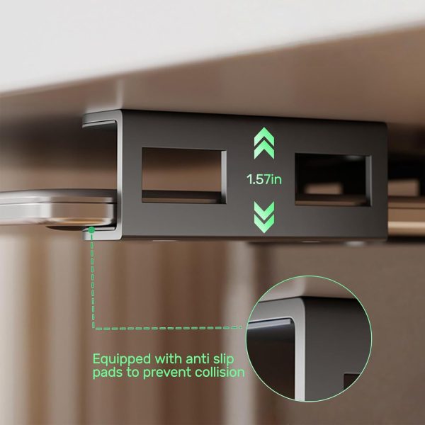 ZenQeek Under Desk Laptop Mount Black-3