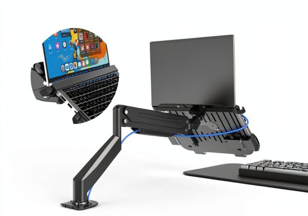 Universal Laptop Mount Tray suptek Black VESA-4