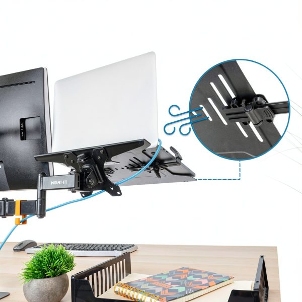 Mount-It! Laptop Pole Mount for Ergonomic Workstation-7