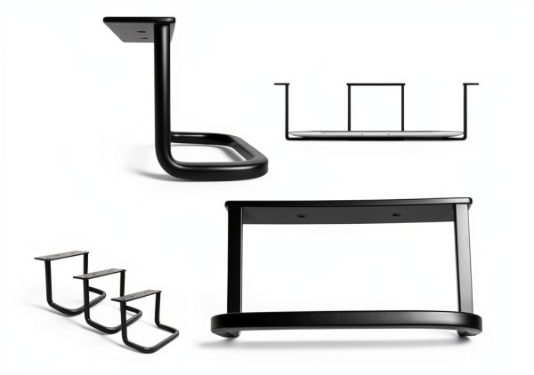 Teridokor 3pcs Under Desk Laptop Mounts Aluminum-3