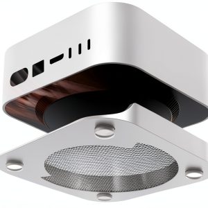 Mac Mini M4 Mount by Lvseeman Aluminum Laptop Stand-0