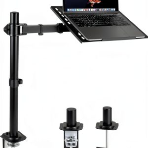 Mount-It Laptop Desk Mount Black Metal-0