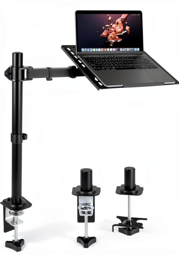 Mount-It Laptop Desk Mount Black Metal-0