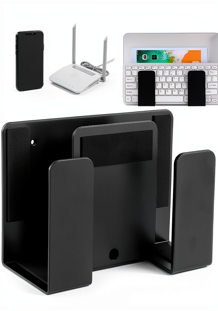 'Relaxweex Painted Metal Wall Mount on a wooden desk'