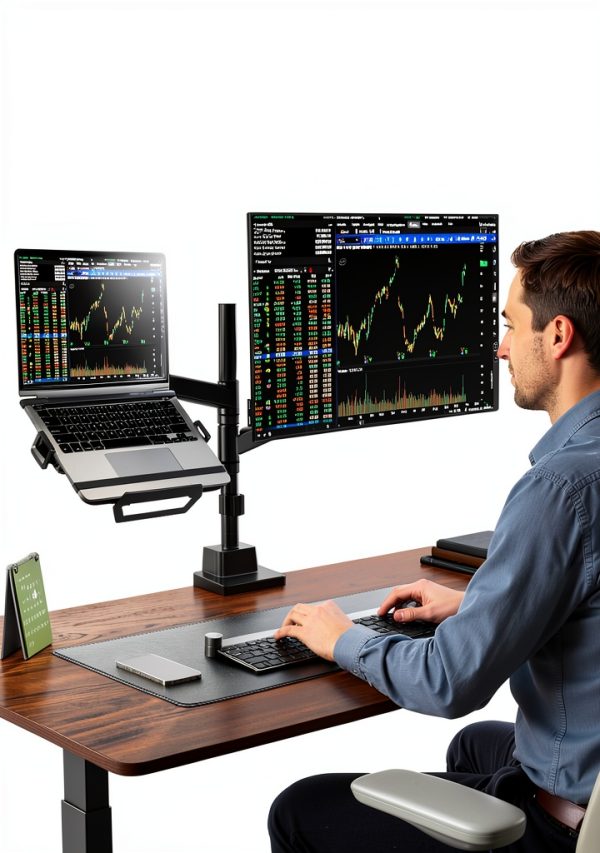 monTEK Laptop Tray Adjustable Steel-7