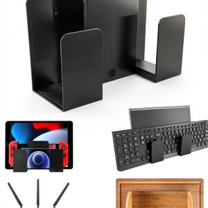 Wall Mount by NOTMBESTM Metal Laptop Shelf Black-0