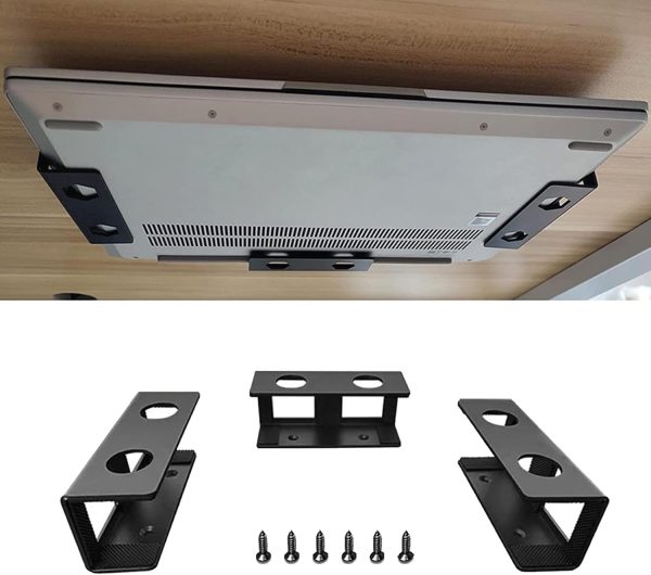 ZenQeek Under Desk Laptop Mount Black-0