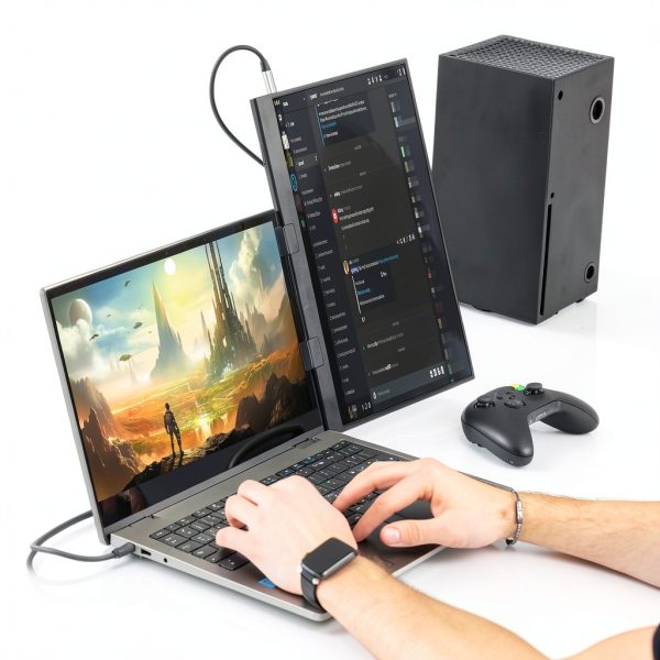 VIVO Portable Laptop Monitor Holder for Black STAND-PM01A-6