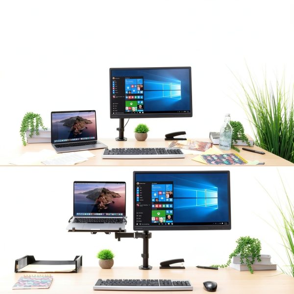 Mount-It! Laptop Pole Mount for Ergonomic Workstation-3