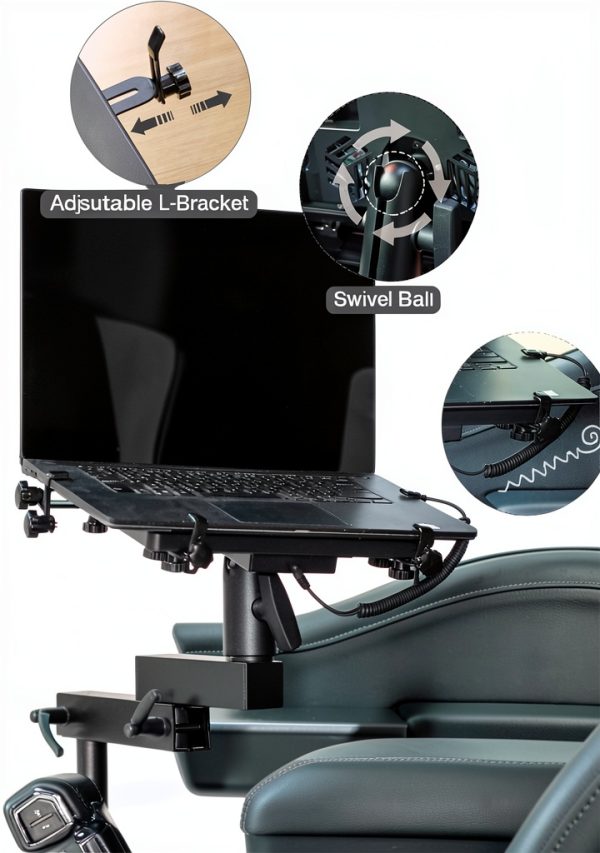 Ford Laptop Mount by MELIPRON Aluminum Steel-3