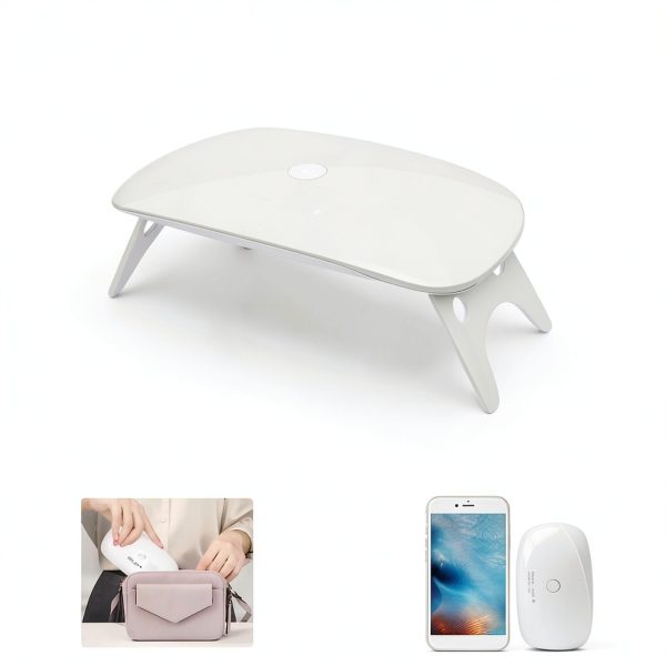 Kepma Nail Dryer LED Lamp Resin White Minimalist-2