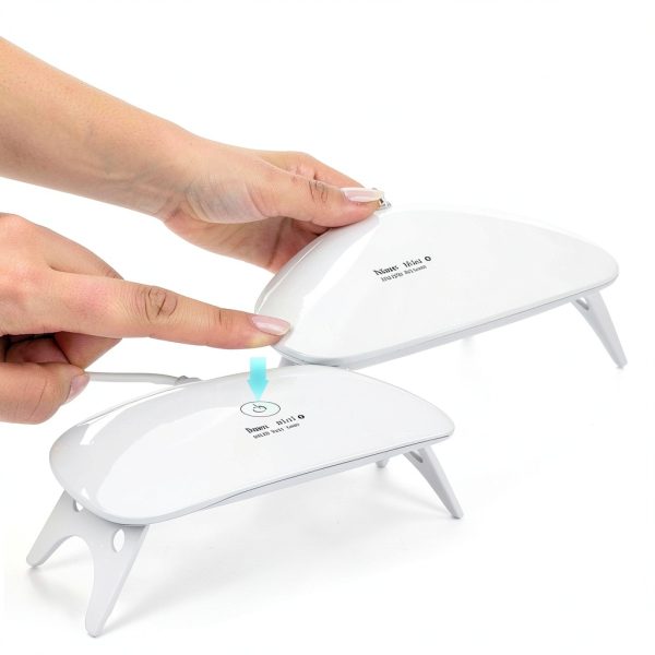Kepma Nail Dryer LED Lamp Resin White Minimalist-4