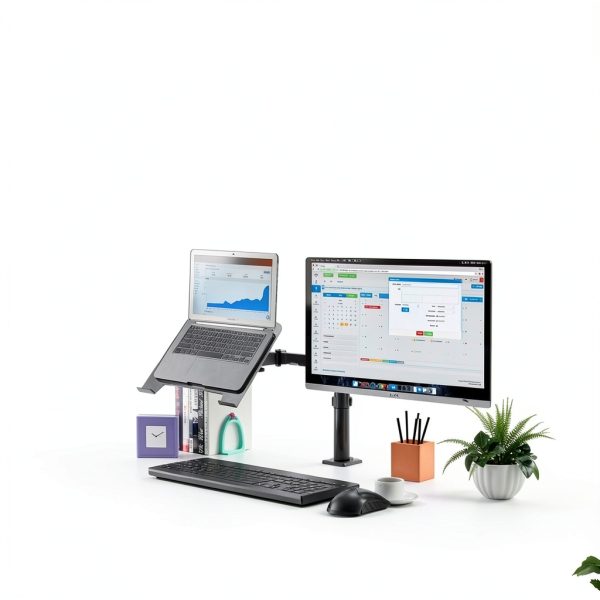 UPGRAVITY Monitor Laptop Mount Adjustable-7