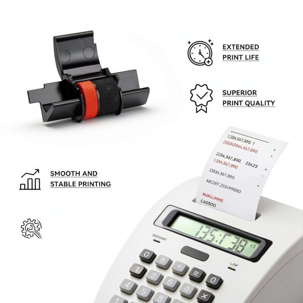 IR40T calculator ink roller LinkDocs dual color for office-2