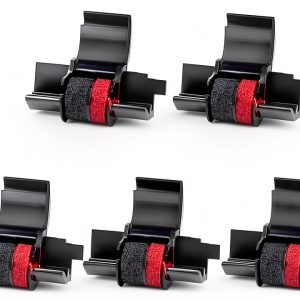YUANQIMM IR40T Calculator Ribbon Plastic Black Red-0