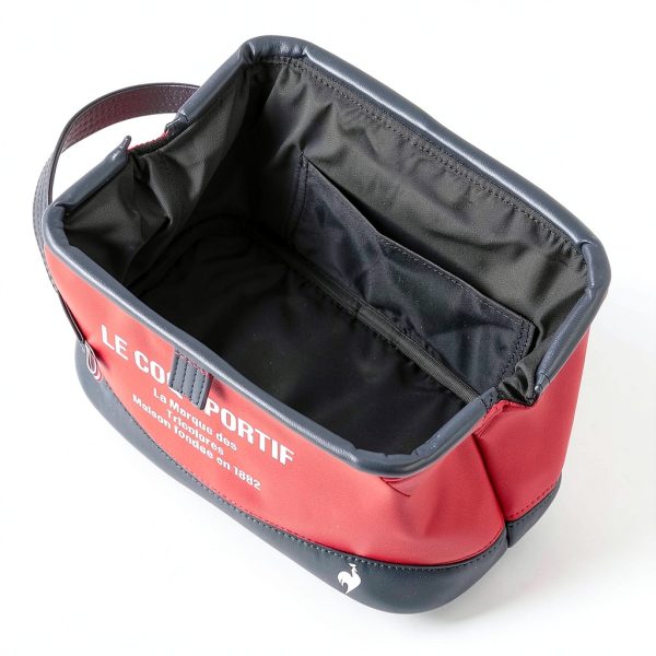 Golf Duffel Bag Le Coq Sportif Leather Magnetic Closure QQBXJA43-2