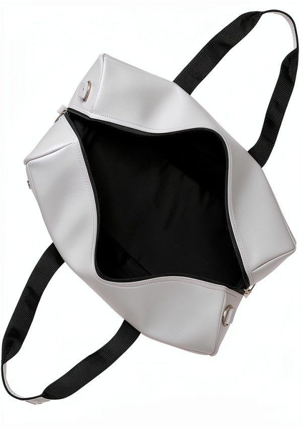 TaylorMade Golf Duffel Bag TJ084 White Synthetic Leather-3