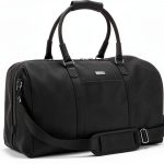 TaylorMade Golf Duffel Bag Signature Large Black Leather Duffle-0