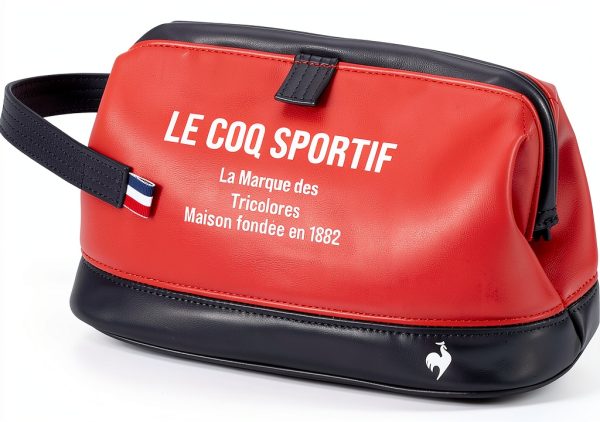 Golf Duffel Bag Le Coq Sportif Leather Magnetic Closure QQBXJA43-0