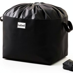 Travel Duffel Bag Pemoupnd Classic Nylon Black Medium Size-0