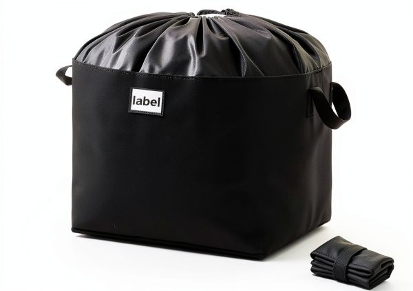 Travel Duffel Bag Pemoupnd Classic Nylon Black Medium Size-0