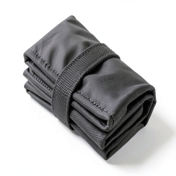 Travel Duffel Bag Pemoupnd Classic Nylon Black Medium Size-3