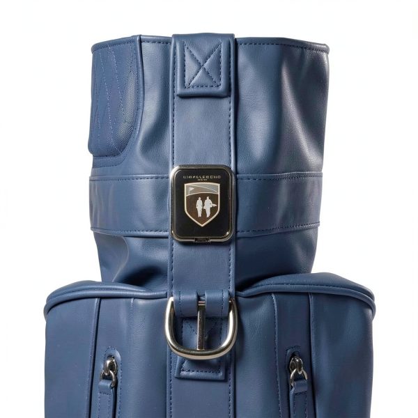Titleist Navy Carry Golf Bag with Dual-Top Cuff Design and-3