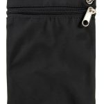 Golf Tee Bag, 7 x 5.5 Inch Black Golf Tee Pouch with Metal Clip, Novelty Pattern Combines Practicality with a Unique Appearance for Storage Valuable Items and Golf Ball Accessories-0