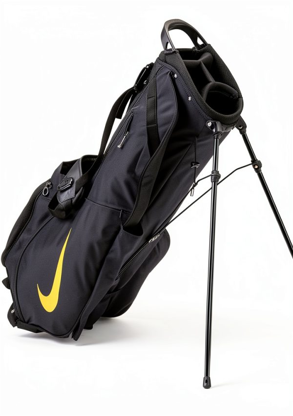 Nike Air Hybrid Golf Bag Black/Gold with Detachable Max Air Straps-2