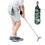 Golf Bag with Hook,Golf Bag Portable Organizer,Golf Accessories - Dark Green-0