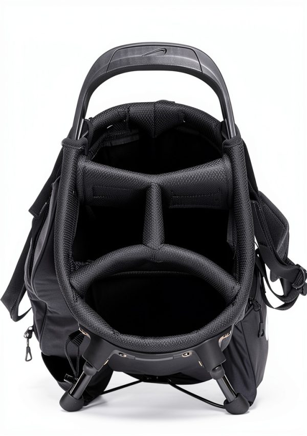 Nike Air Hybrid Golf Bag Black/Gold with Detachable Max Air Straps-1