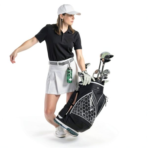 Golf Bag with Hook,Golf Bag Portable Organizer,Golf Accessories - Dark Green-5