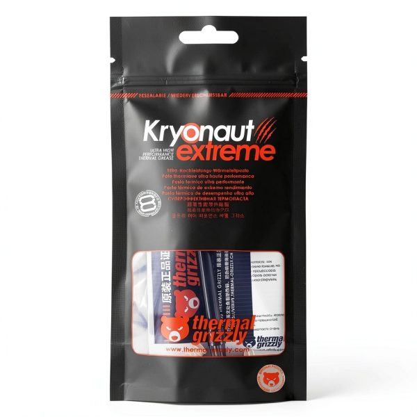 Thermal Grizzly Kryonaut Extreme - 2 Gram - Extremly High Performance Thermal Paste - for Maximum Thermal Conductivity While Overclocking CPU/GPU/PS4/PS5/Xbox-8